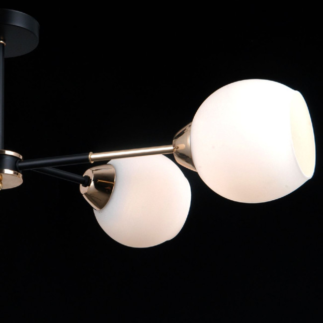 Люстра на штанге Illumico IL0715-4CSQ-24 BK GD LIBRA Люстра на штанге Illumico IL0715-4CSQ-24 BK GD LIBRA