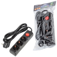 Удлинитель бытовой Uniel Ultra S-GCU3-3B BLACK UL-00010017 Удлинитель бытовой Uniel Ultra S-GCU3-3B BLACK UL-00010017