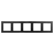 Рамка на 5 постов Arlight FRM-PRESTO-ALS-5-BK 043865 Рамка на 5 постов Arlight FRM-PRESTO-ALS-5-BK 043865