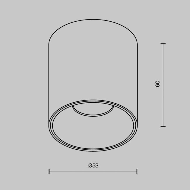 Накладной светильник Maytoni Alfa LED C064CL-5W3K-RD-WB Накладной светильник Maytoni Alfa LED C064CL-5W3K-RD-WB