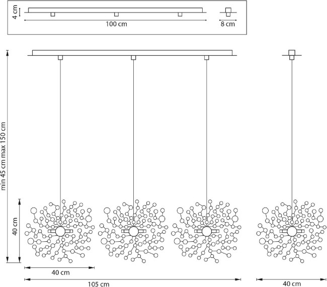 Подвесной светильник Lightstar Extra (721134+572124 ) L3PL721134 Подвесной светильник Lightstar Extra (721134+572124 ) L3PL721134