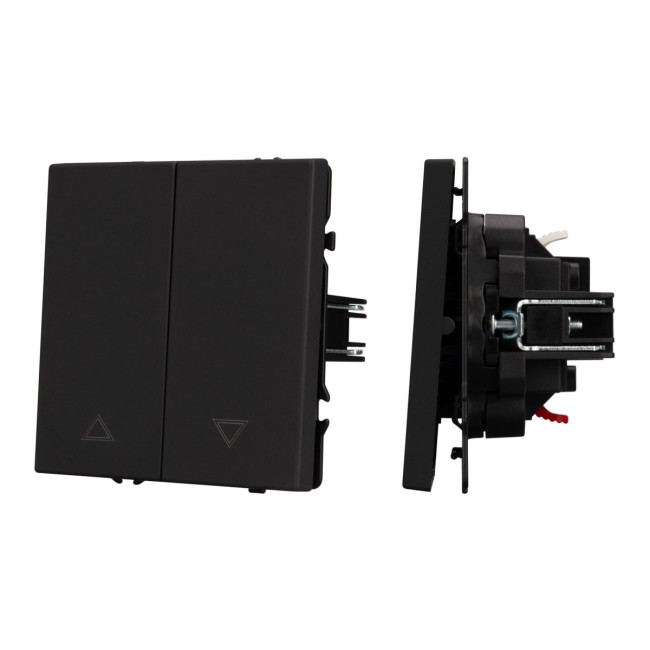 Механизм выключателя управления шторами Arlight SWT-NOBE-MKR2-SFPL-BK (230V, 10A) 054273 Механизм выключателя управления шторами Arlight SWT-NOBE-MKR2-SFPL-BK (230V, 10A) 054273