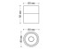 Накладной светильник Italline IT014-0201 white Накладной светильник Italline IT014-0201 white