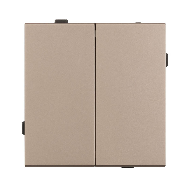 Механизм выключателя двухклавишный проходной Arlight SWT-TENDO-MKP2-PL-GD (230V, 10A) 054069 Механизм выключателя двухклавишный проходной Arlight SWT-TENDO-MKP2-PL-GD (230V, 10A) 054069