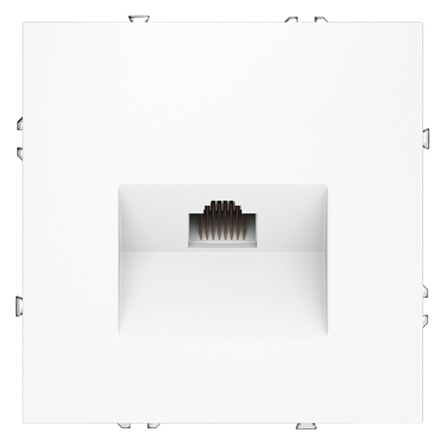 Розетка компьютерная Voltum S70 VLS060102 (белый матовый)