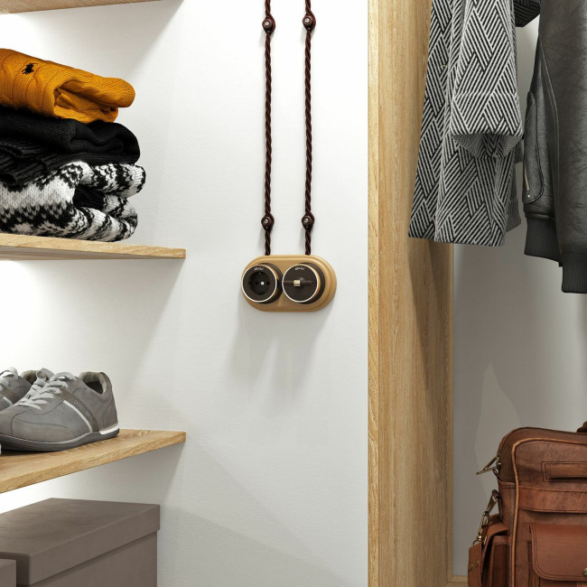 Переключатель одноклавишный Werkel Vintage 4690389174049 W5812052