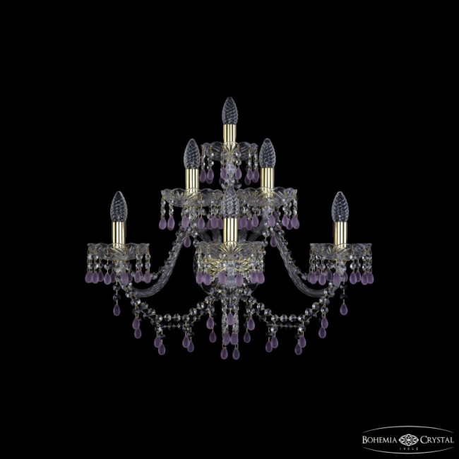 Бра Bohemia Ivele Crystal 1410B/3+2+1/240/XL G V7010 Бра Bohemia Ivele Crystal 1410B/3+2+1/240/XL G V7010