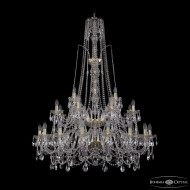 Подвесная люстра Bohemia Ivele Crystal 1411/16+8+4/400/XL-150/2d G