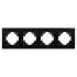 Рамка на 4 поста пластиковая Arlight FRM-PERIO-PL-4-BK 049759 Рамка на 4 поста пластиковая Arlight FRM-PERIO-PL-4-BK 049759