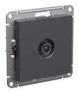 Розетка TV коннектор, механизм Systeme Electric AtlasDesign Базальт ATN001493 Розетка TV коннектор, механизм Systeme Electric AtlasDesign Базальт ATN001493