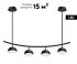 Потолочная люстра Kink Light Стиви 07652-4,19 Потолочная люстра Kink Light Стиви 07652-4,19
