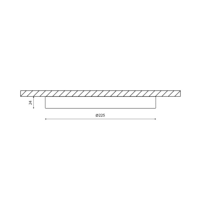 Накладной светильник DesignLed KH-R225-22-WW 007790 Накладной светильник DesignLed KH-R225-22-WW 007790