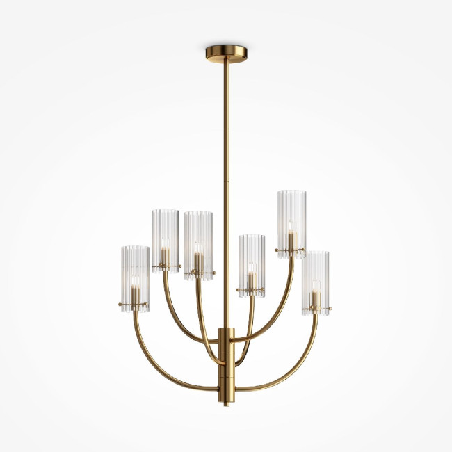 Люстра на штанге Maytoni Arco MOD223PL-06BS