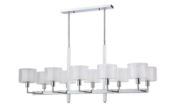 Люстра на штанге Crystal Lux MAESTRO SP-PL10 L1100 CHROME Люстра на штанге Crystal Lux MAESTRO SP-PL10 L1100 CHROME