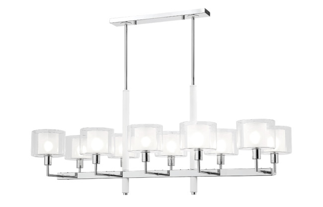 Люстра на штанге Crystal Lux MAESTRO SP-PL10 L1100 CHROME Люстра на штанге Crystal Lux MAESTRO SP-PL10 L1100 CHROME