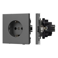 Механизм электрической розетки Arlight SCT-TENDO-MEU1-SFPL-GR (230V, 16A) 054640