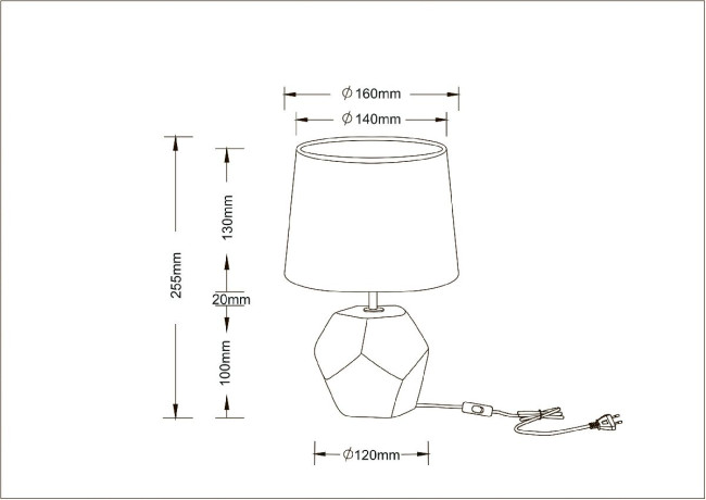 Настольная лампа Arte Lamp Zibal A5005LT-1WH Настольная лампа Arte Lamp Zibal A5005LT-1WH
