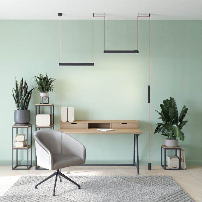 Трековый однофазный светильник Denkirs Belty Linear DK5577-BK Трековый однофазный светильник Denkirs Belty Linear DK5577-BK