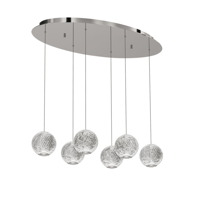 Подвесной светильник MD20001012-6A chrome Подвесной светильник MD20001012-6A chrome