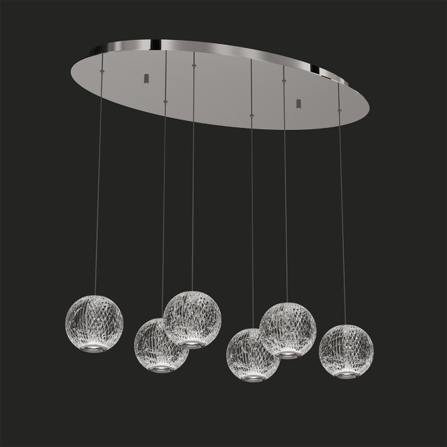 Подвесной светильник MD20001012-6A chrome Подвесной светильник MD20001012-6A chrome