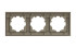 Рамка трехместная ELBI Zena 500-012500-227 Рамка трехместная ELBI Zena 500-012500-227