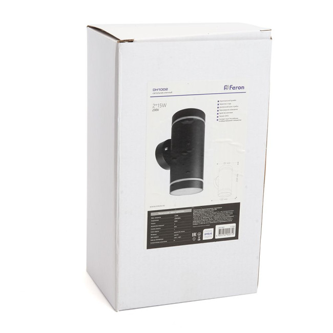 Уличный настенный светильник Feron Рио 11709