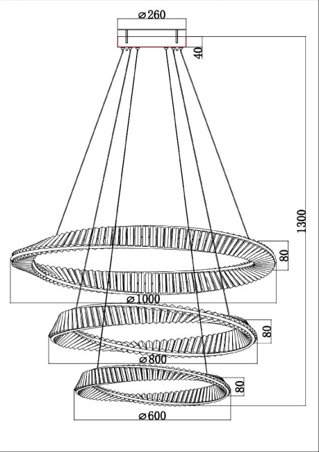 Подвесная люстра Divinare Millie 1136/17 SP-140 Подвесная люстра Divinare Millie 1136/17 SP-140
