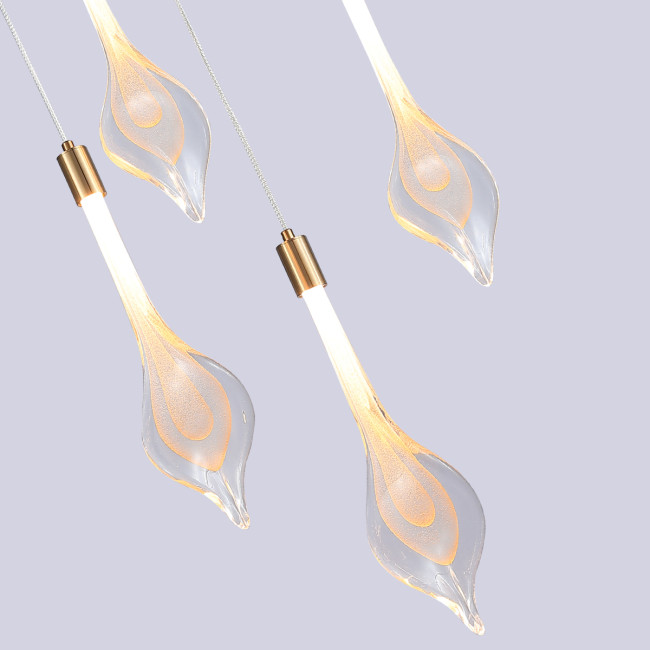 Подвесной светильник P98066-5 antique brass