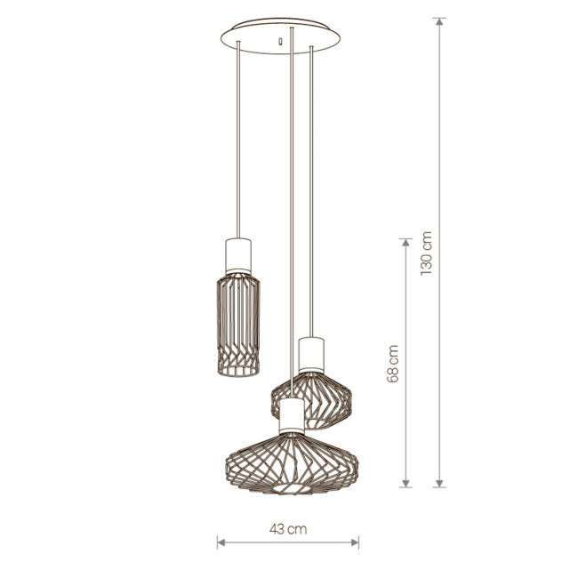 Подвесная люстра Nowodvorski Pico 8863 Подвесная люстра Nowodvorski Pico 8863