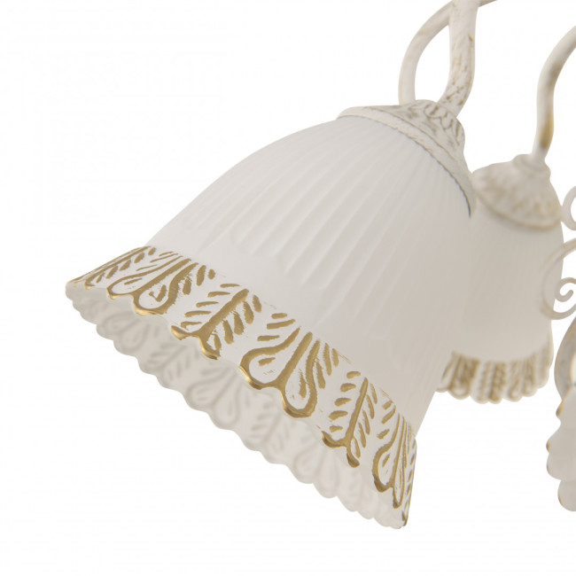 Потолочная люстра Arte Milano 340800/8 WT+G Потолочная люстра Arte Milano 340800/8 WT+G