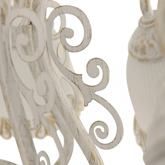 Потолочная люстра Arte Milano 340800/8 WT+G Потолочная люстра Arte Milano 340800/8 WT+G