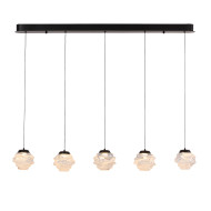 Подвесной светильник MD25030003-5B matt black/clear