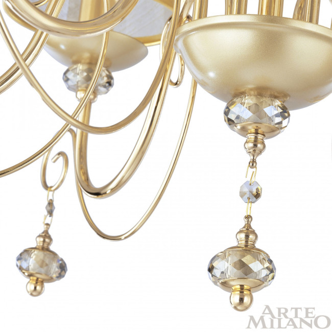 Подвесная люстра Arte Milano 347620/6 FGD Подвесная люстра Arte Milano 347620/6 FGD