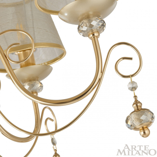 Подвесная люстра Arte Milano 347620/6 FGD Подвесная люстра Arte Milano 347620/6 FGD