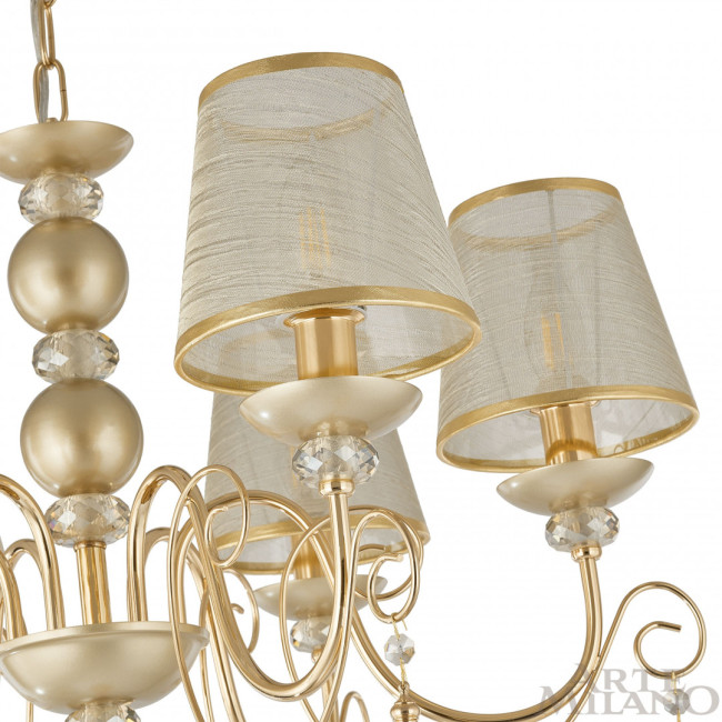 Подвесная люстра Arte Milano 347620/6 FGD Подвесная люстра Arte Milano 347620/6 FGD