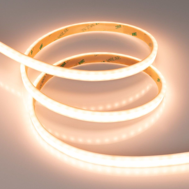 Светодиодная герметичная лента Arlight RTW-PSW-A120-10mm 24V Warm2700 (9.6 W/m, IP67, 2835, 5m) 040711