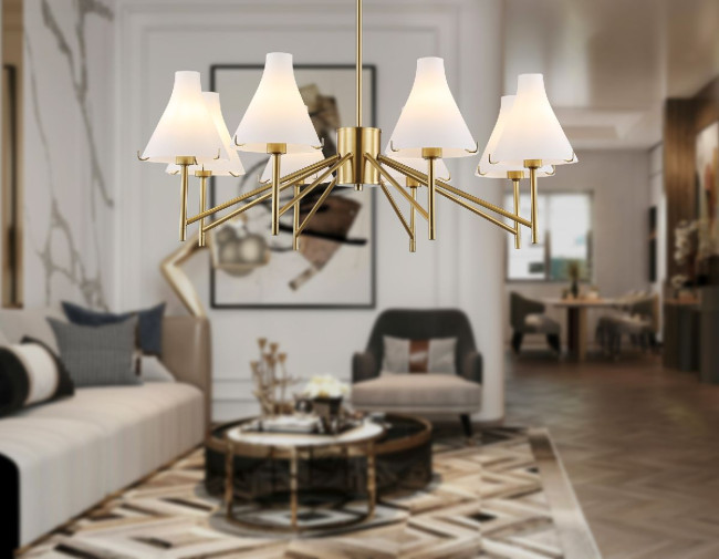 Люстра на штанге Ambrella Light High Light Modern LH57135 Люстра на штанге Ambrella Light High Light Modern LH57135