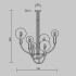 Потолочная люстра Maytoni Status MOD333PL-06B Потолочная люстра Maytoni Status MOD333PL-06B