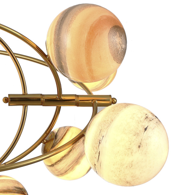 Подвесная люстра Delight Collection Planet KG1122P-13B brass Подвесная люстра Delight Collection Planet KG1122P-13B brass