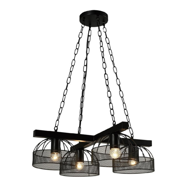 Подвесная люстра IMEX Ringo MD.20461-4-P-BK Подвесная люстра IMEX Ringo MD.20461-4-P-BK