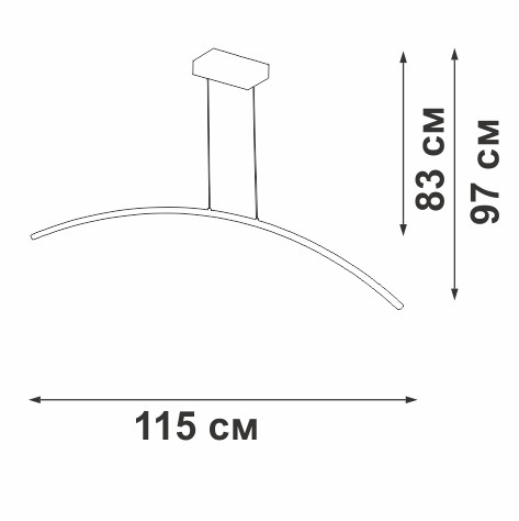 Подвесной светильник Vitaluce V2709-1/1S Подвесной светильник Vitaluce V2709-1/1S
