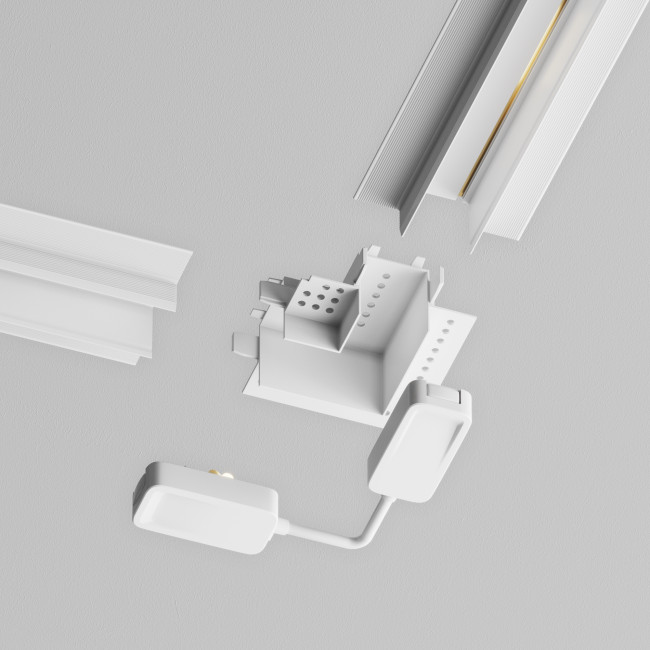 Коннектор для встраиваемой трековой системы Maytoni Radity TRA084CPC-W-12