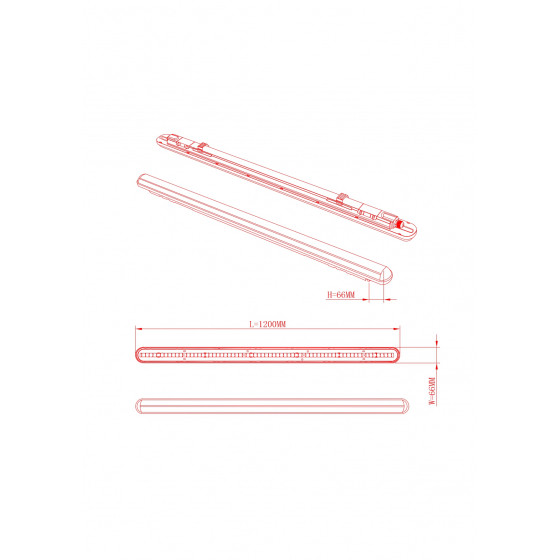 Линейный светодиодный светильник Эра SPP-201-0-40K-L32 Б0057715