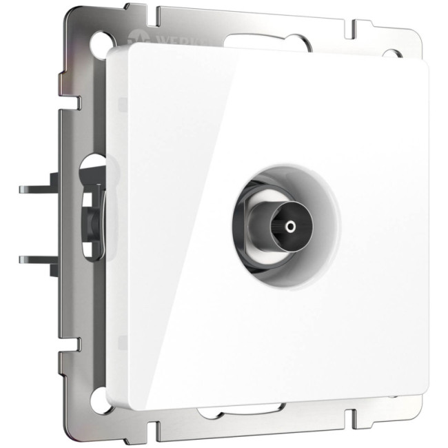 ТВ-розетка оконечная Werkel белый W1183001 4690389155390 ТВ-розетка оконечная Werkel белый W1183001 4690389155390