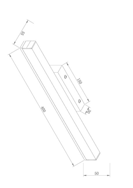 Подсветка для зеркал Maytoni Fichte MIR012WL-L9W4K Подсветка для зеркал Maytoni Fichte MIR012WL-L9W4K