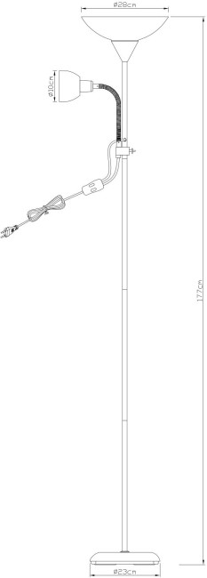 Торшер Arte Lamp Duetto A9569PN-2SI Торшер Arte Lamp Duetto A9569PN-2SI