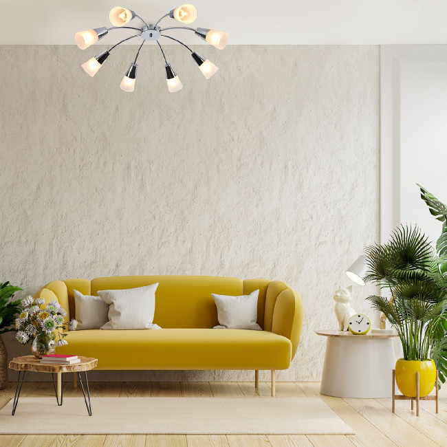 Потолочная люстра Escada Aquilegia 1100/8P Chrome Потолочная люстра Escada Aquilegia 1100/8P Chrome