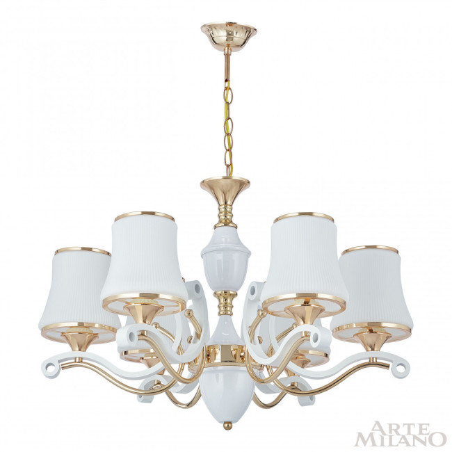 Подвесная люстра Arte Milano Florentia-3987 303987/6 Wh/Gd