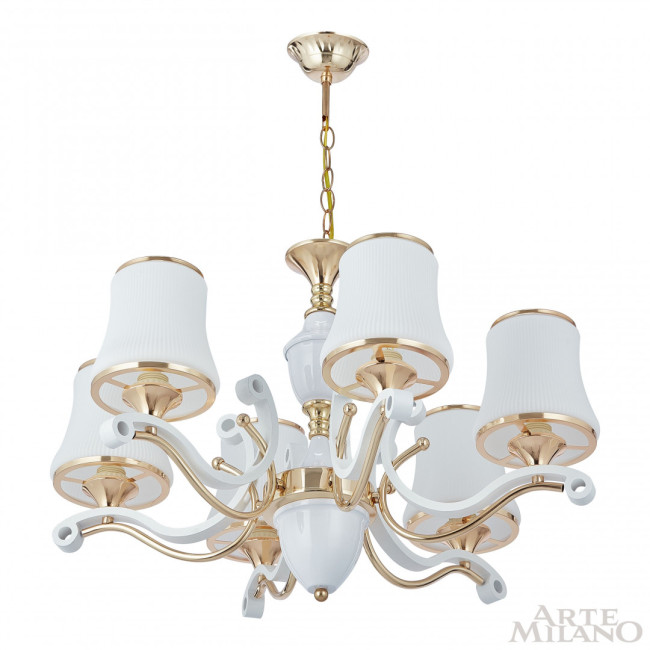Подвесная люстра Arte Milano Florentia-3987 303987/6 Wh/Gd