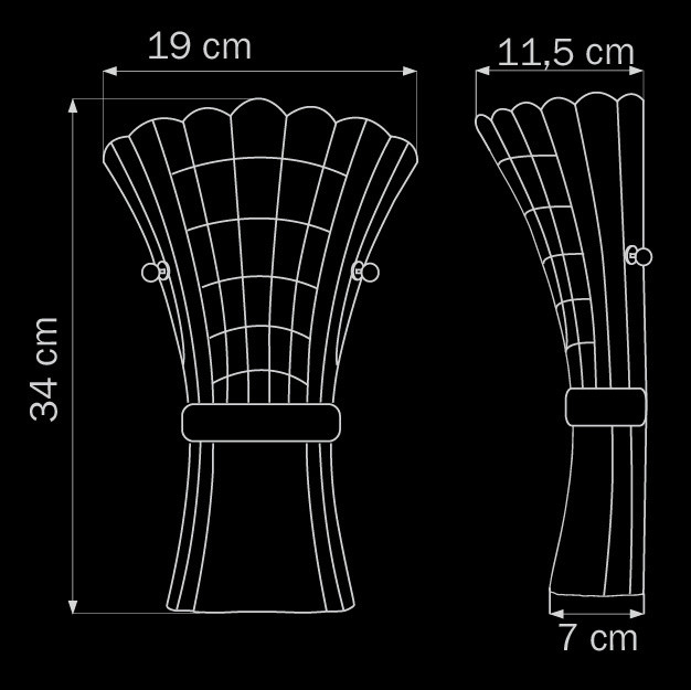 Настенный светильник Lightstar Zucche 820629 Настенный светильник Lightstar Zucche 820629